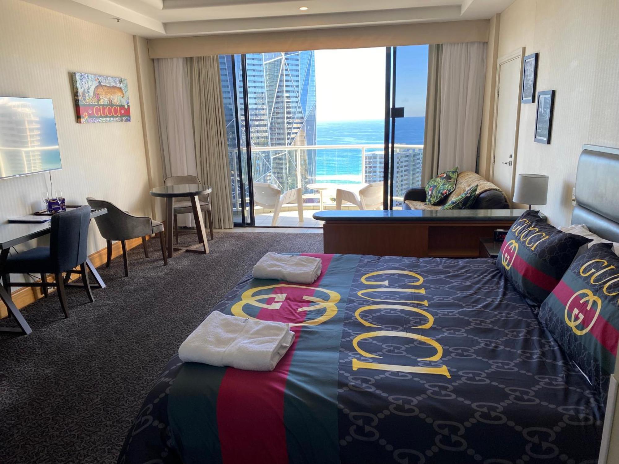 Luxury Privately Owned Ocean View Studio Apartments At O4Ks Gold Tower Gold Coast Exterior foto